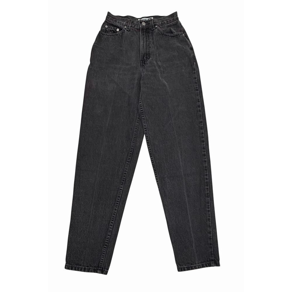 Vintage GAP Reverse Fit Ankle Jeans Size 4 Black High Waisted 100% Cotton 90s